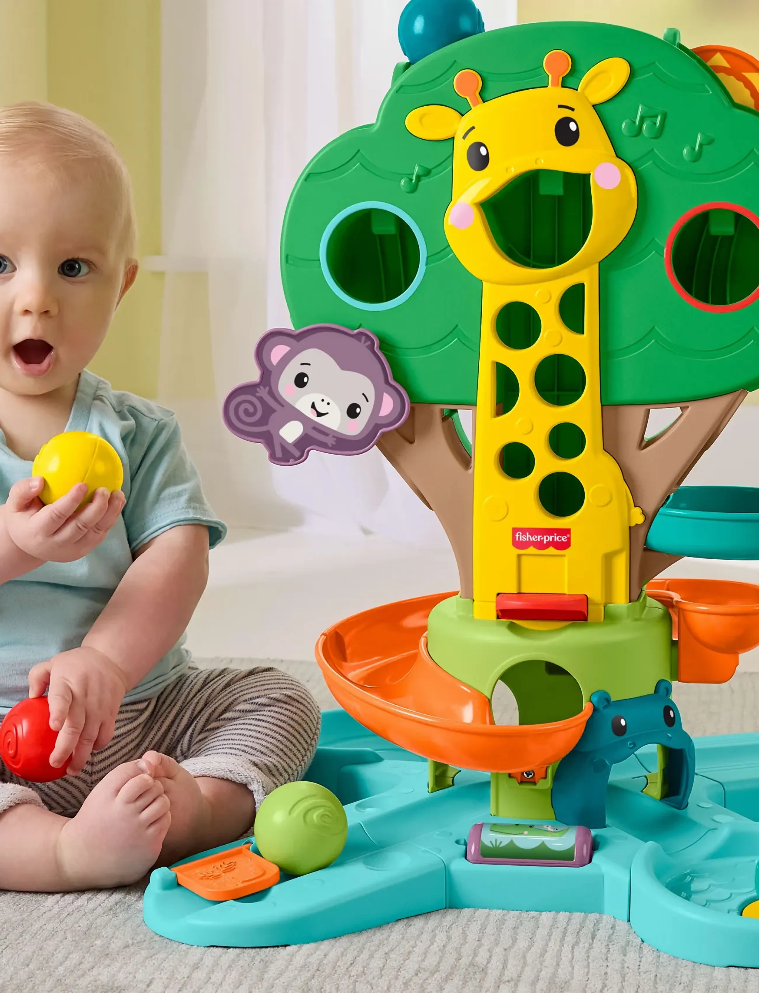 Fisher-Price - Fisher-Price® Sit-To-Stand Jungle Tree - lernspielzeug - multicolor - 3