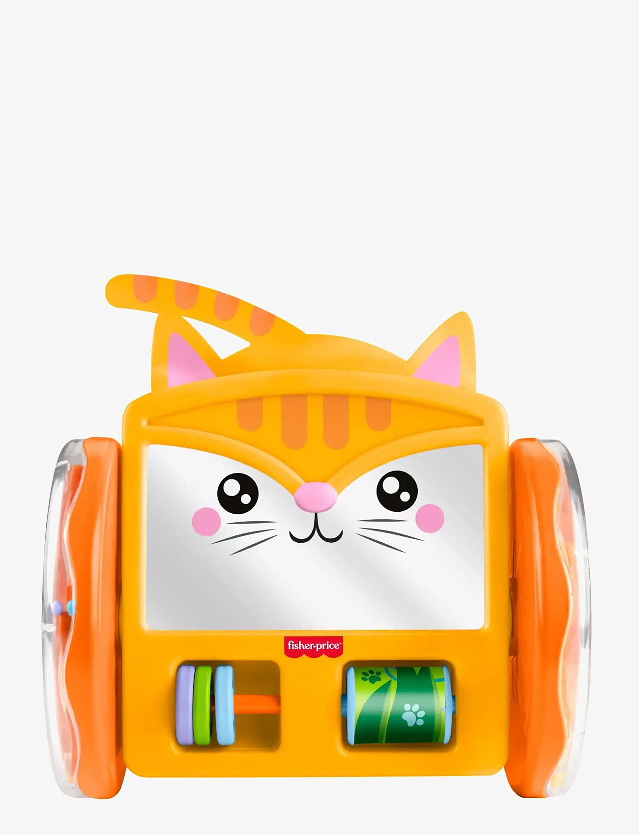 Fisher-Price - FP Pets Crawl-After Kitty Mirror, Baby Tummy Time & Crawling Activity Toy - interactive toys - multicolor - 2