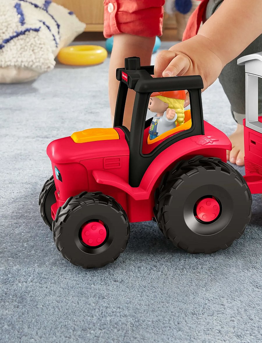 Fisher-Price - Little People Caring for Animals Tractor Gift Set, Musical Farm Truck with Figures - multicolor - 5