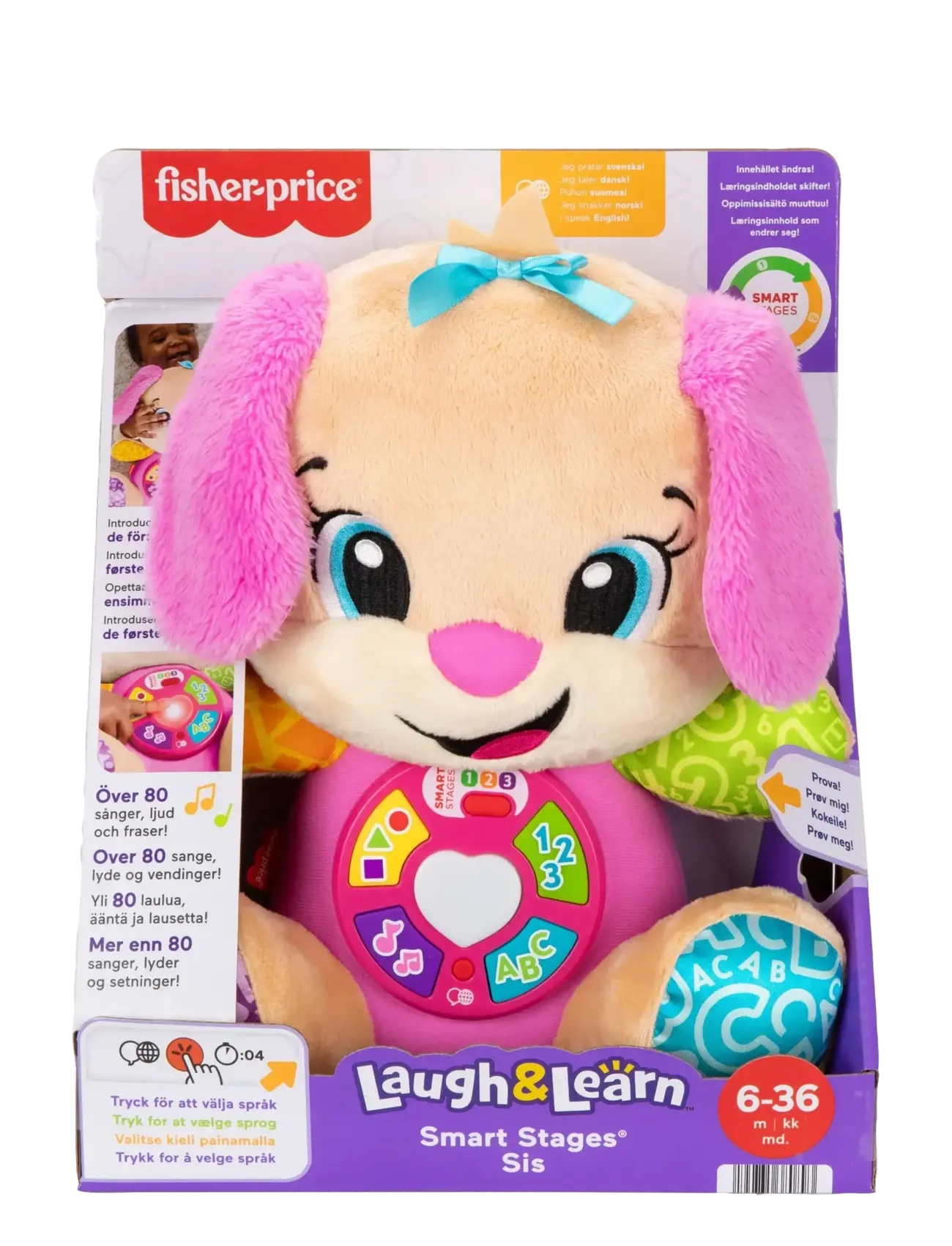 Fisher-Price - Fisher-Price L&L Sis - interaktivt legetøj - multicolor - 2