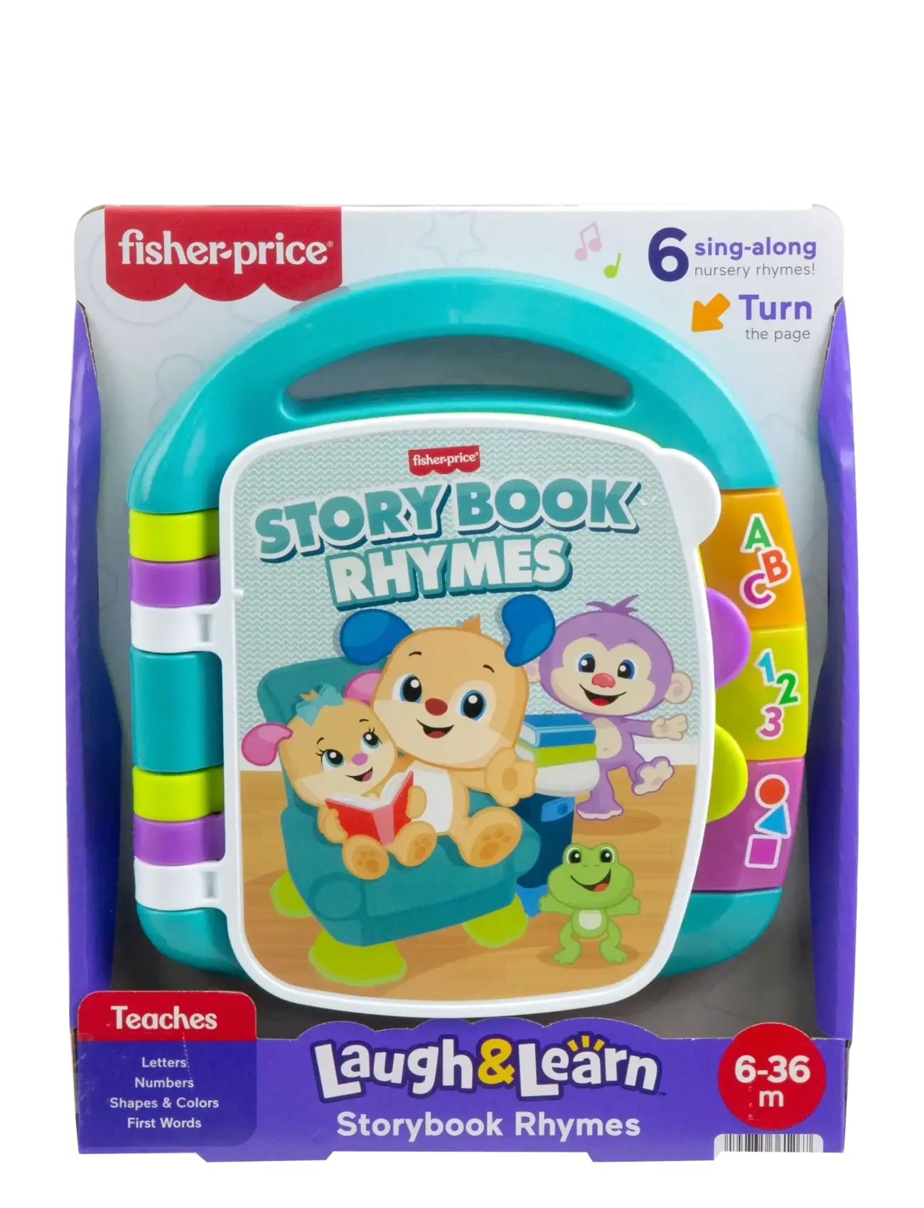 Fisher-Price - Fisher-Price LNL Storybook Rhymes Refresh - DA - interaktivt legetøj - multicolor - 2