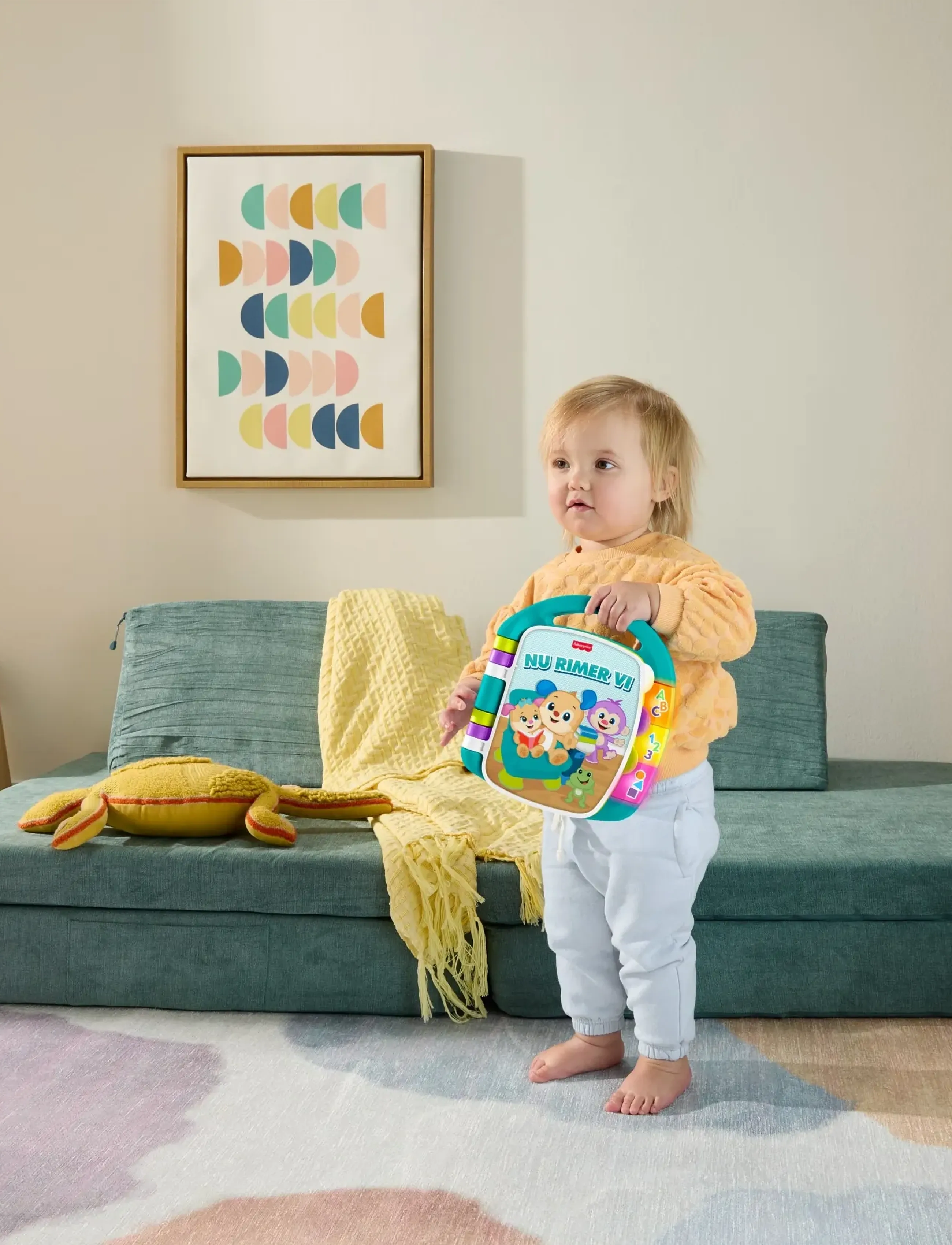 Fisher-Price Fisher-Price Lnl Storybook Rhymes Refresh - Da, DANISH, Multi/patterned, Educational Legetøj > Interactive Legetøj, Børn