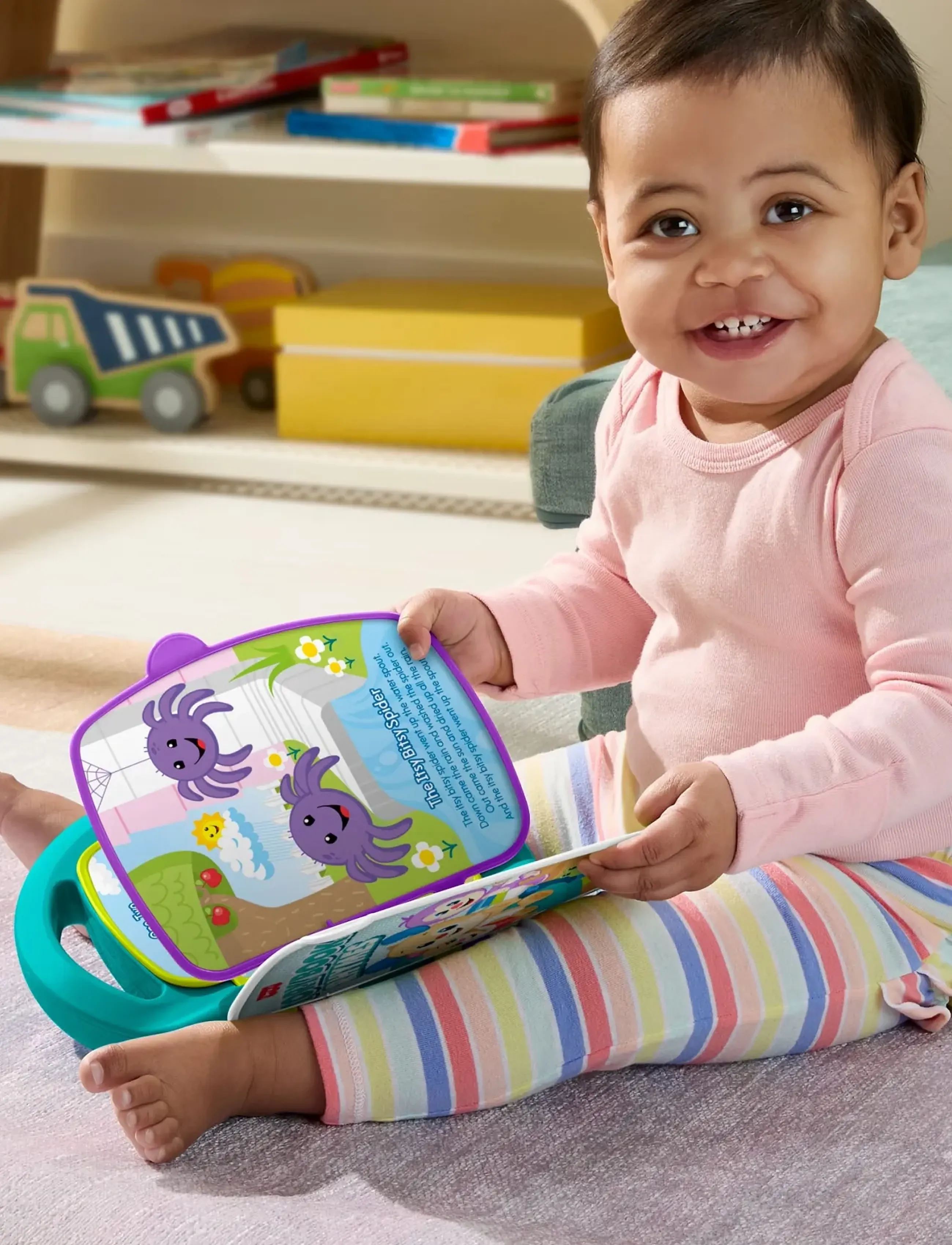 Fisher-Price - Fisher-Price LNL Storybook Rhymes Refresh - DA - interaktivt legetøj - multicolor - 3