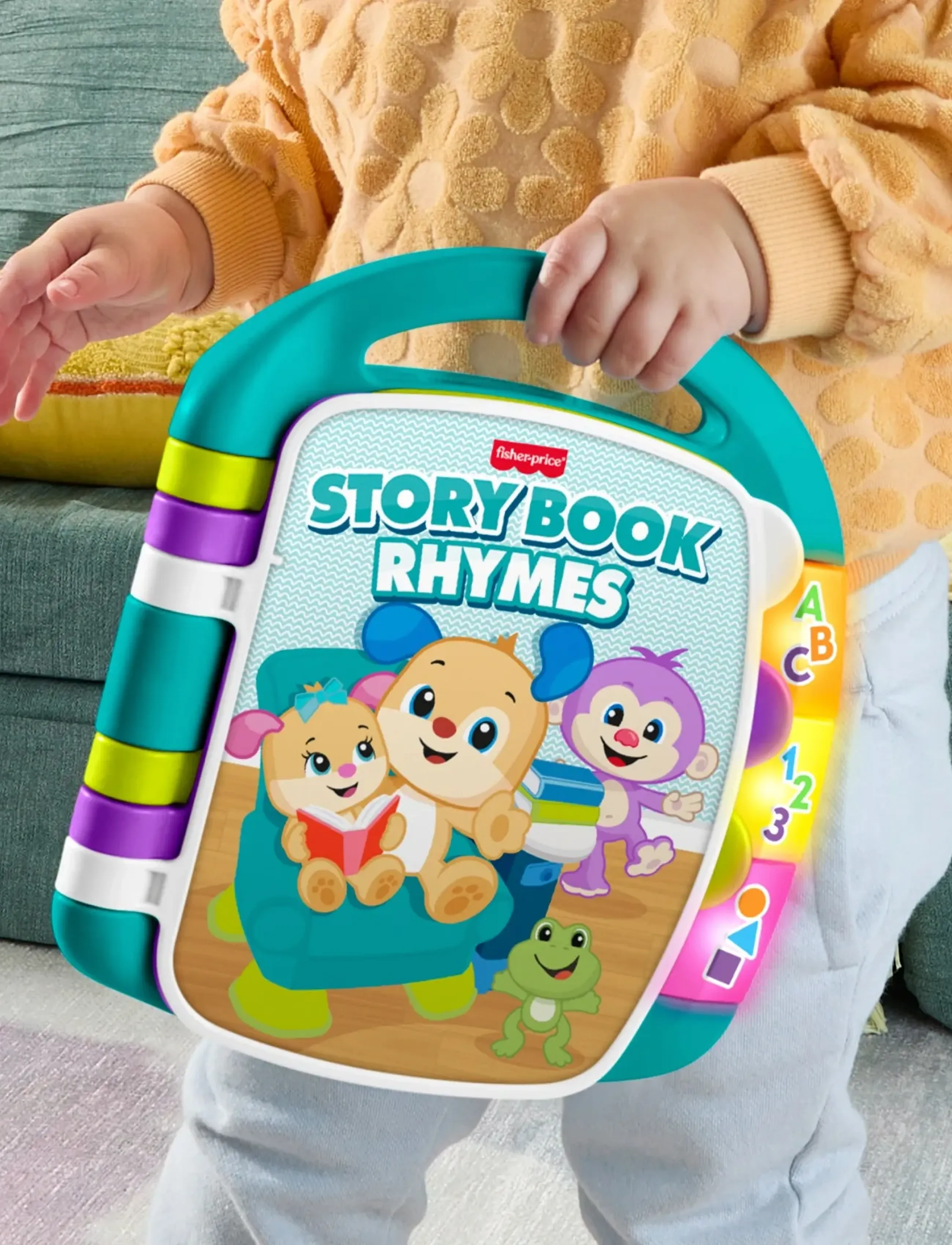 Fisher-Price - Fisher-Price LNL Storybook Rhymes Refresh - DA - interaktivt legetøj - multicolor - 4