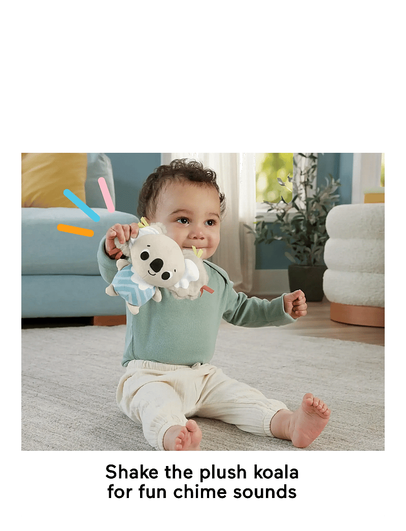 Fisher-Price - Simply Senses Newborn Gym Baby Activity Mat with 6 Sensory Toys - spielbögen - multi color - 4