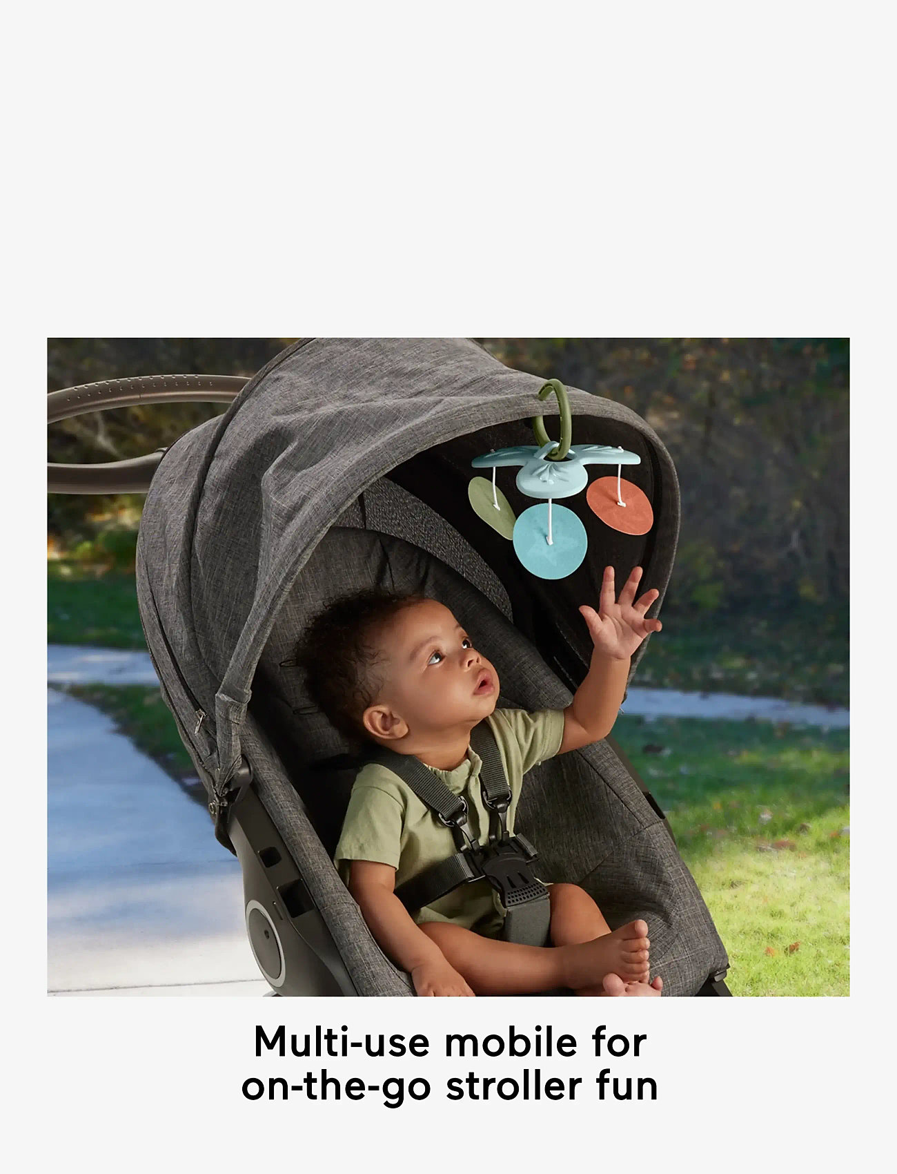 Fisher-Price - Simply Senses Newborn Gym Baby Activity Mat with 6 Sensory Toys - spielbögen - multi color - 5