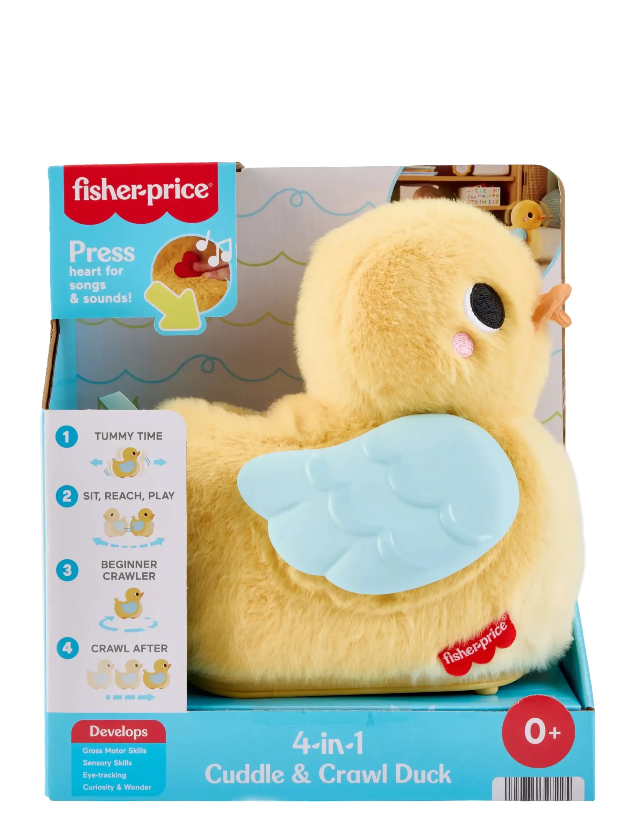 Fisher-Price - Fisher-Price® 4-in-1 Cuddle & Crawl Duck - lernspielzeug - multicolor - 1