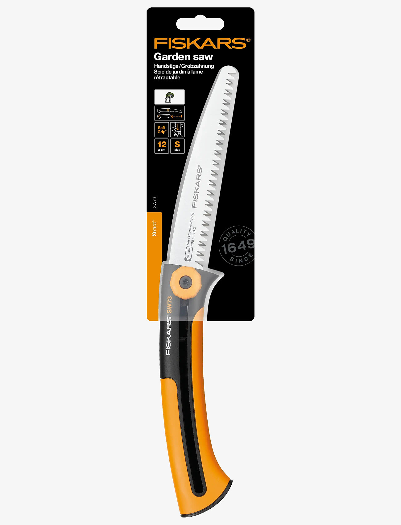Fiskars - Xtract Garden Saw S SW73 - haveredskaber - black / orange - 2
