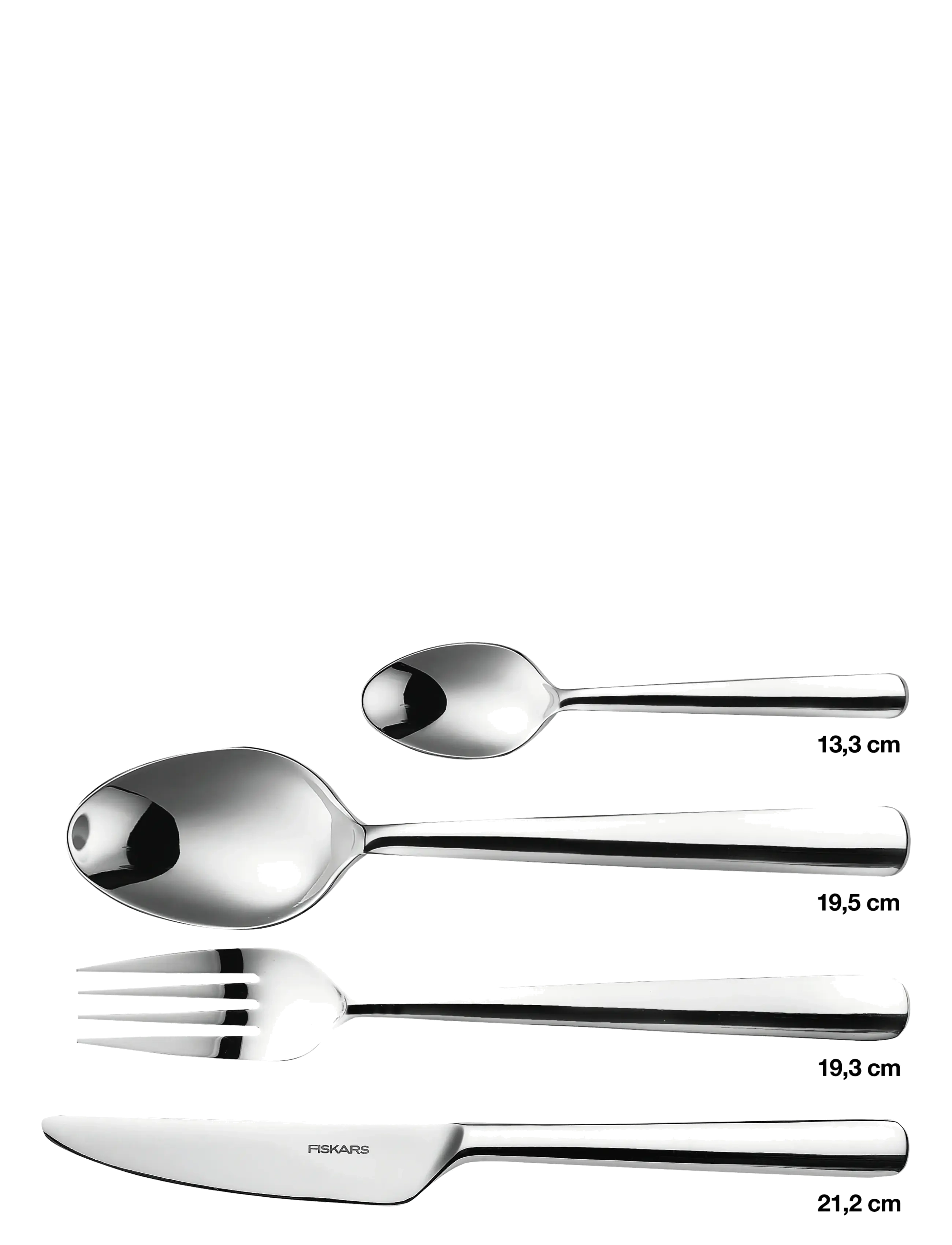 FISKARS Ff Cutlery Set 16Pcs Mirror Silber - One Size - Unisex