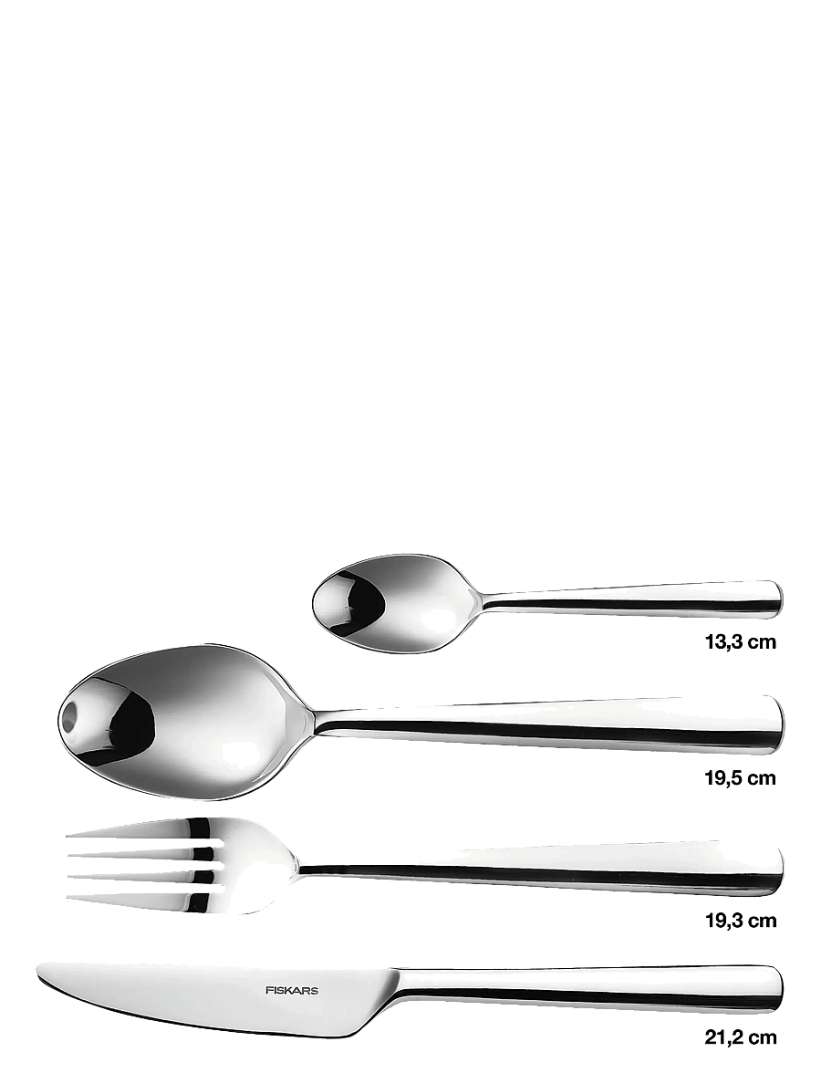 Fiskars - FF Cutlery set 16pcs mirror - söögiriistakomplektid - silver - 1