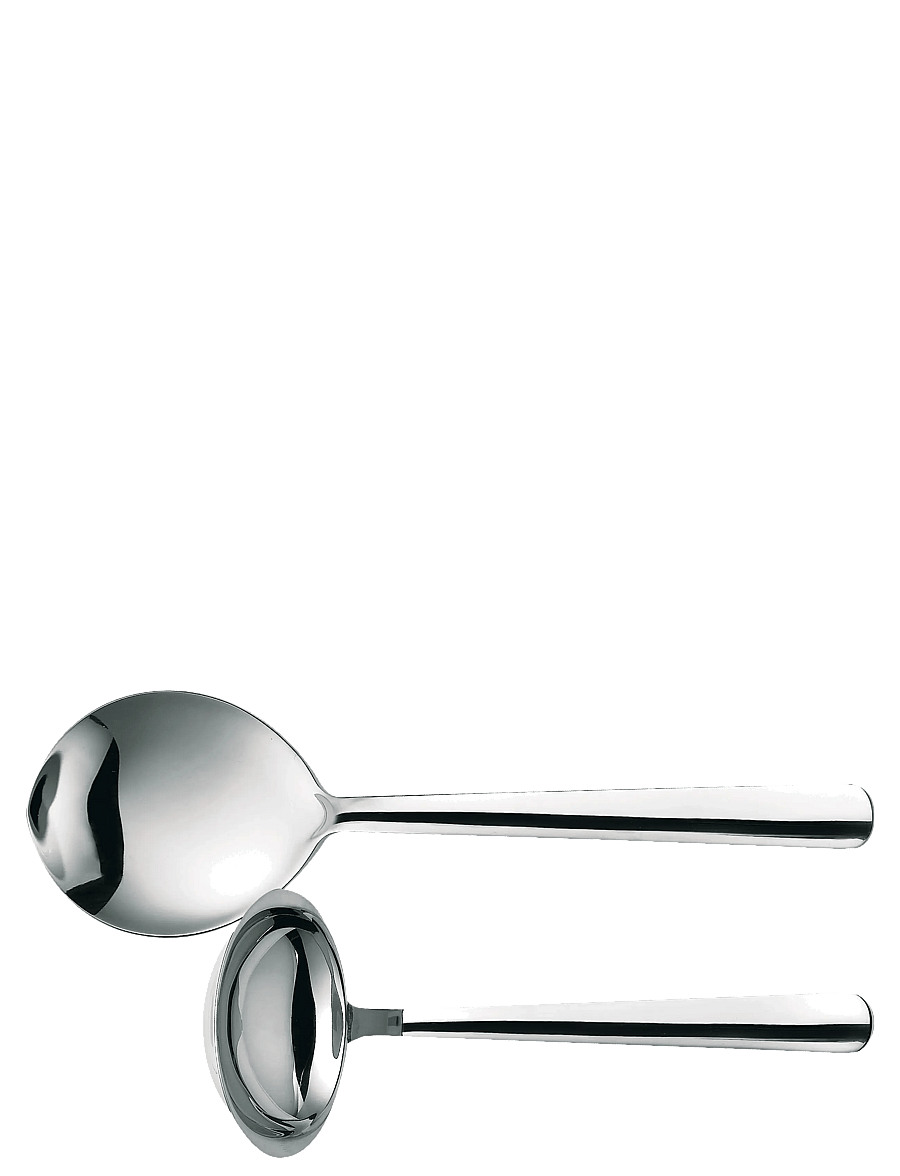 Fiskars - FF Serving set mirror 2pcs - servierlöffel - silver - 0