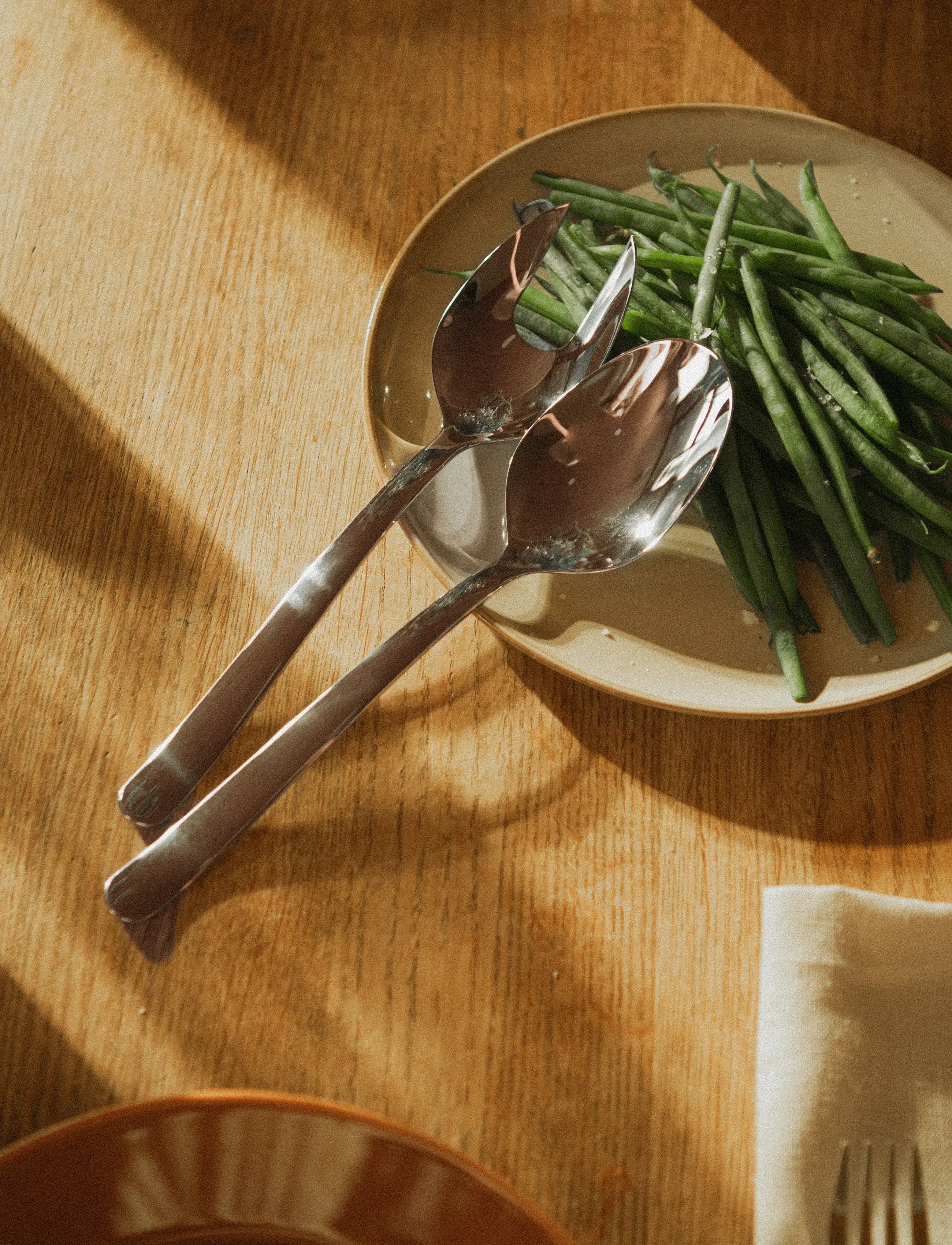 Fiskars Ff Salad Set Mirror 2Pcs, One Size, Cutlery, Silber - Servers, Homeware