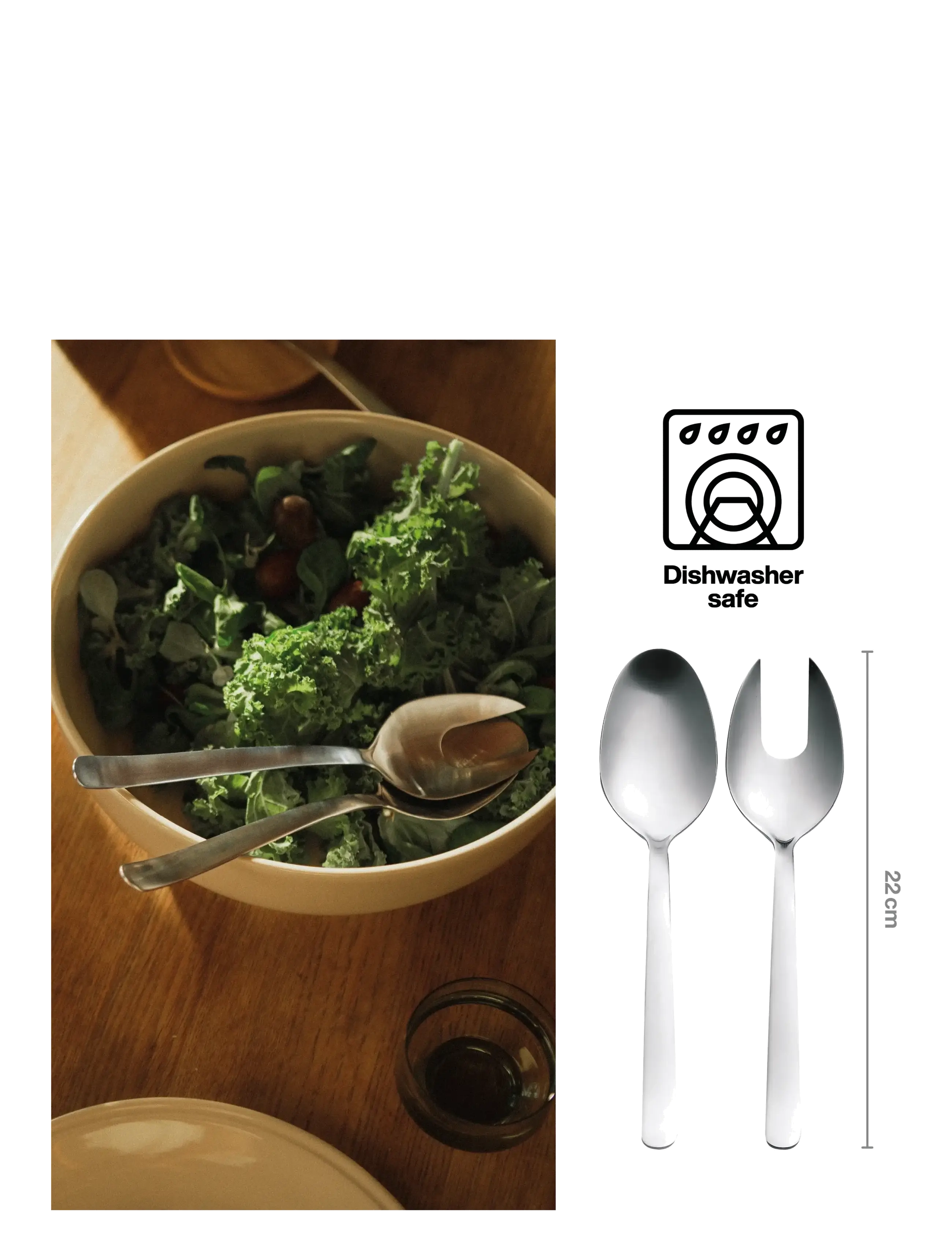 Fiskars - FF Salad set matt 2pcs - salatbesteck - matt - 1