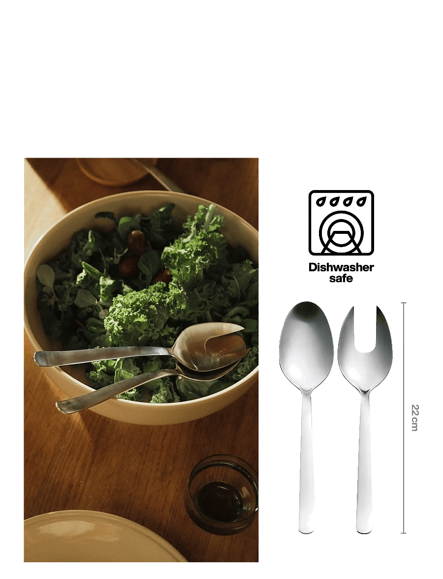 Fiskars - FF Salad set matt 2pcs - salatbesteck - matt - 1
