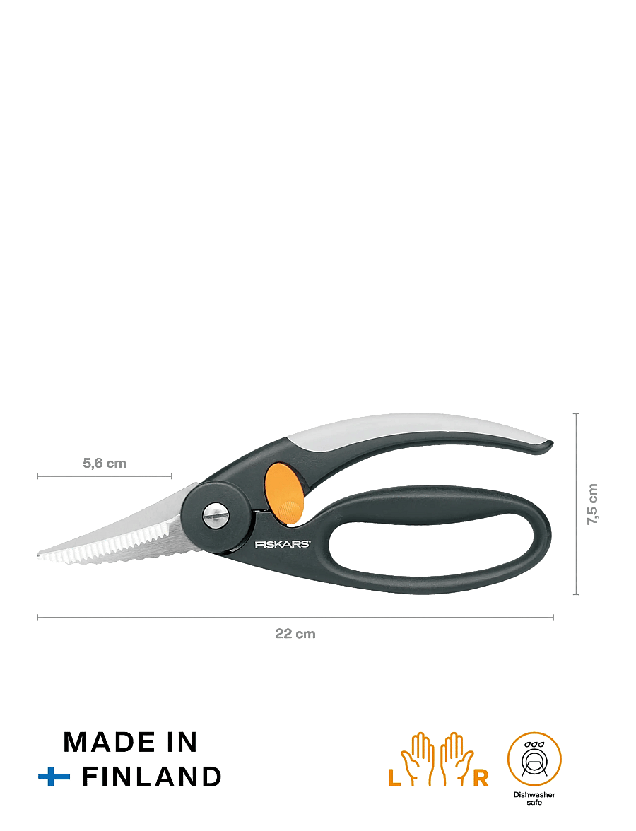 Fiskars - FF Fish Renew shear 22cm - köögikäärid - stainless steel - 1