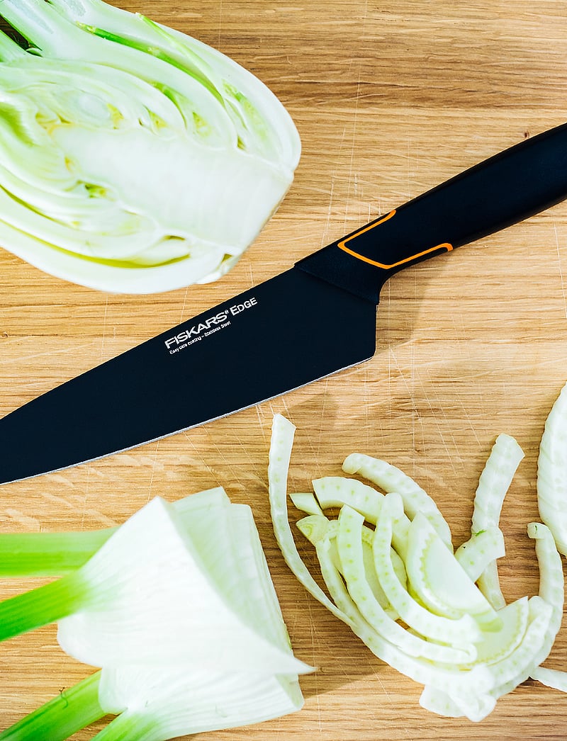 Fiskars - Edge Kockkniv 19 cm - kokanoad - black - 4