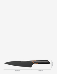 Fiskars - Edge Kockkniv 19 cm - najniższe ceny - black - 2