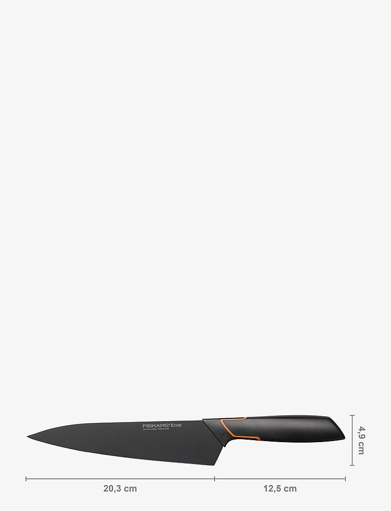 Fiskars - Edge Kockkniv 19 cm - kokanoad - black - 2