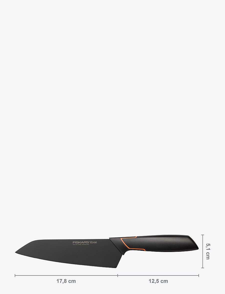 Fiskars - Edge Santokukniv 17 cm - madalaimad hinnad - black - 2
