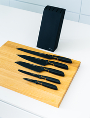 Fiskars - Edge knife block with 5 knives - messensets - black - 7