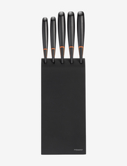 Fiskars - Edge knife block with 5 knives - najniższe ceny - black - 2