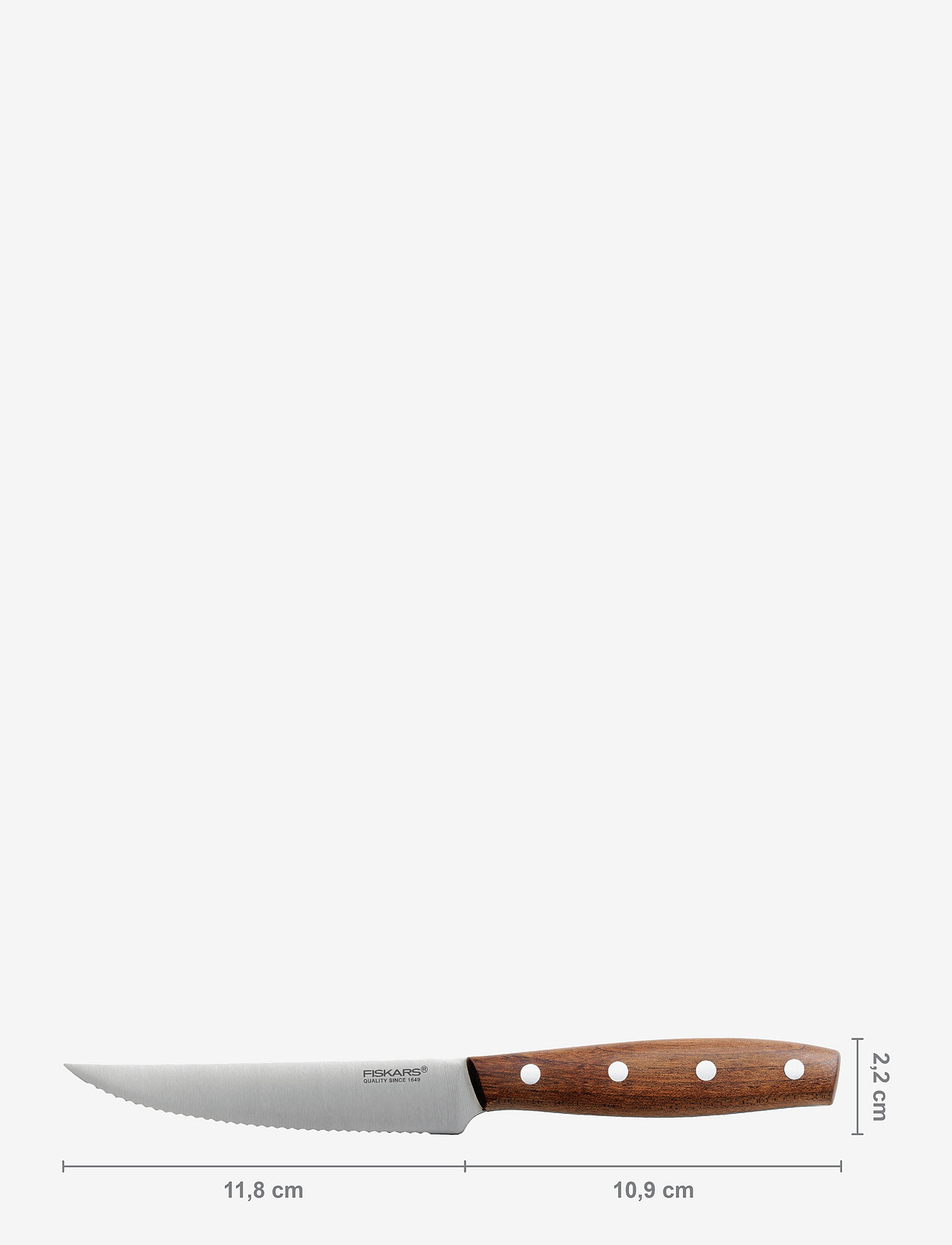 Fiskars - North Tomato Knife/Grill Knife 12 cm - laveste priser - brown - 1