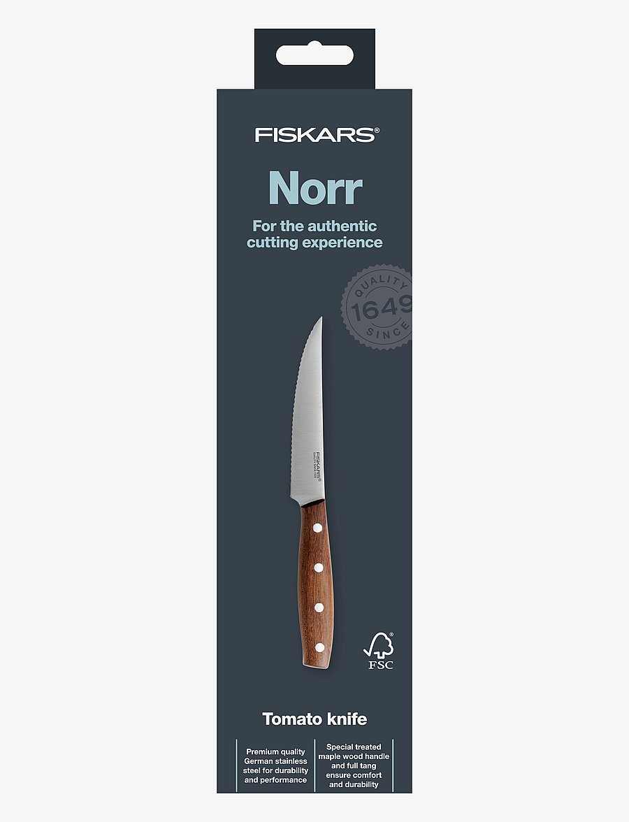 Fiskars - North Tomato Knife/Grill Knife 12 cm - brown - 2