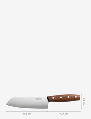 Fiskars - North Santokukniv 16 cm - santoku knives - brown - 1