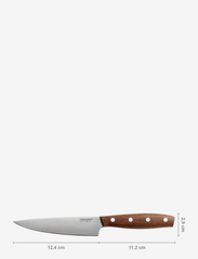 Fiskars - North vegetable knife 12 cm - alhaisimmat hinnat - brown - 2