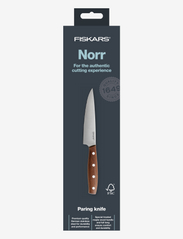 Fiskars - North vegetable knife 12 cm - najniższe ceny - brown - 3