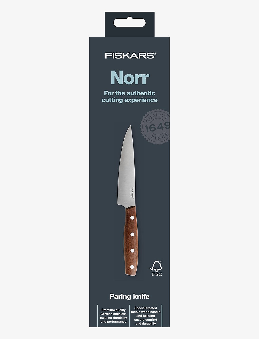 Fiskars - North vegetable knife 12 cm - brown - 3