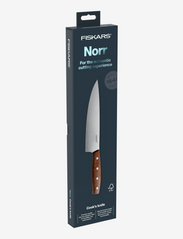 Fiskars - North cook knife 20 cm - peakoka noad - brown - 1