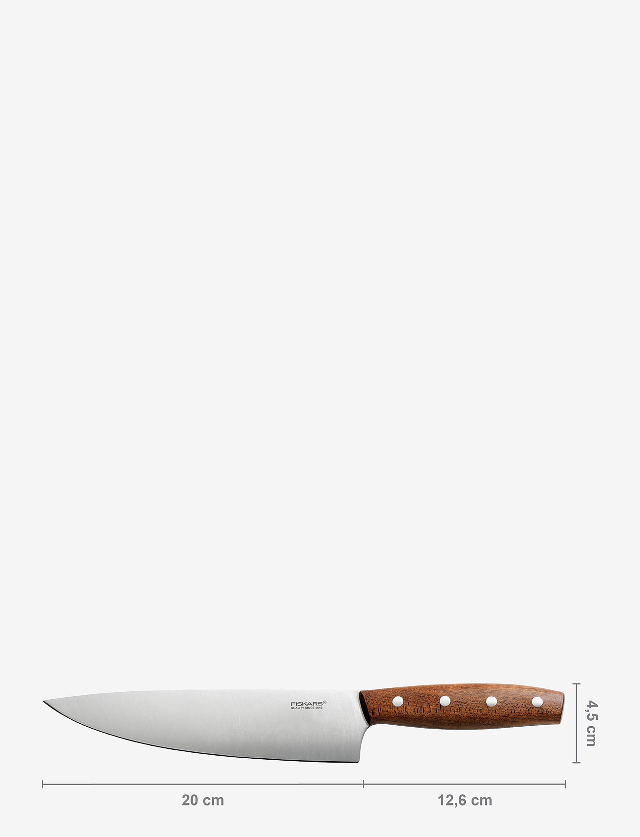 Fiskars - North cook knife 20 cm - brown - 2