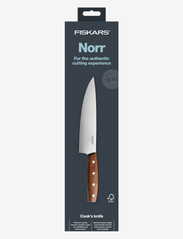 Fiskars - North cook knife 20 cm - Šefpavāra naži - brown - 3
