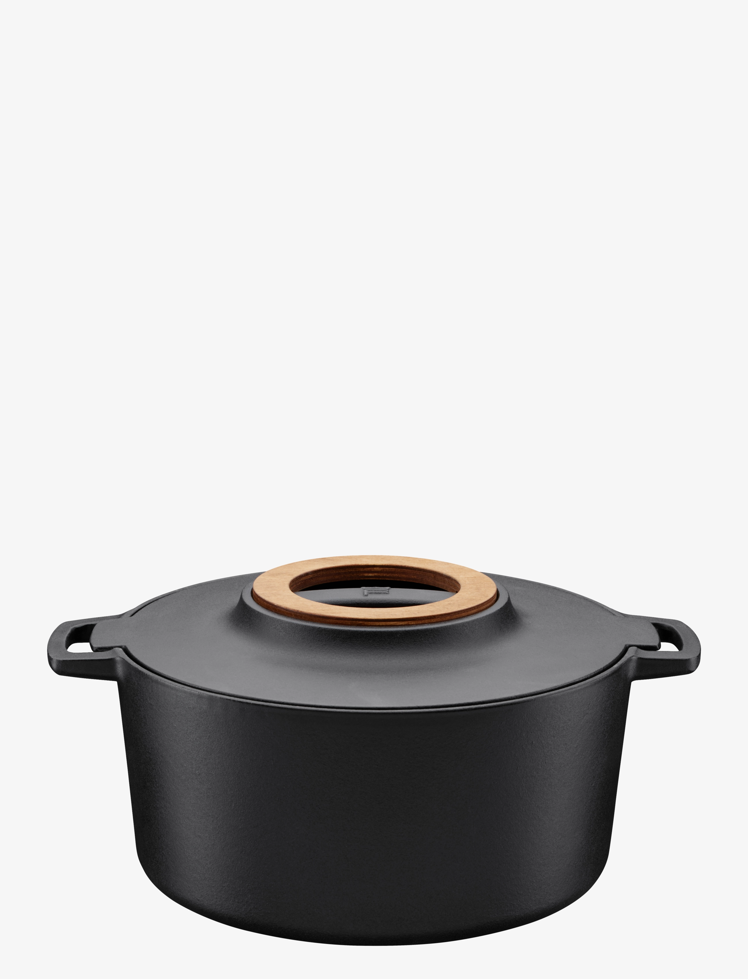 Fiskars Nordisk Gryde 6 L, Støbejern, Pots & Pans, Sort, Str: 6 L