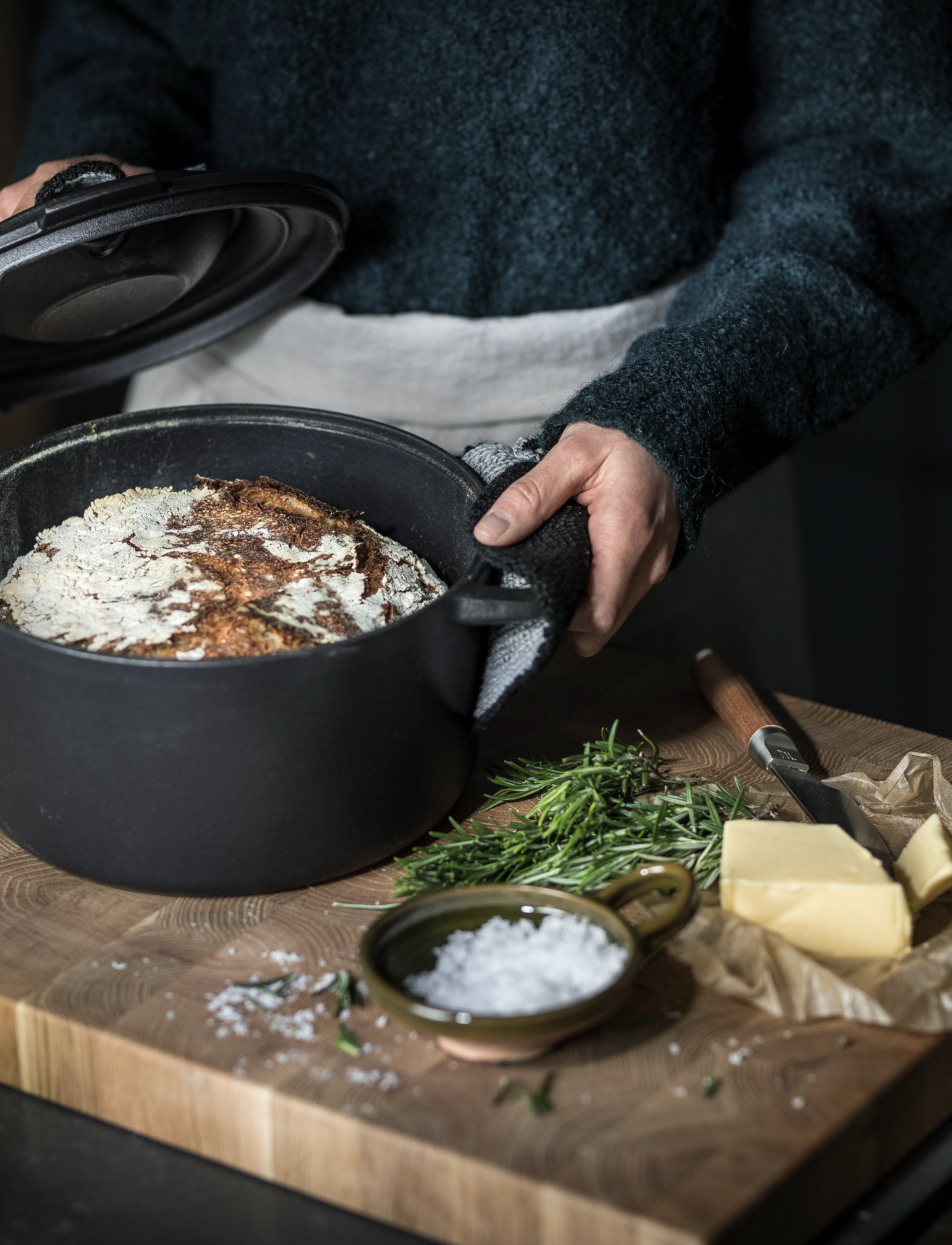 Fiskars Nordisk Gryde 6 L, Støbejern, 6 L, Black, Køkken > Gryder Og Pander, Unisex