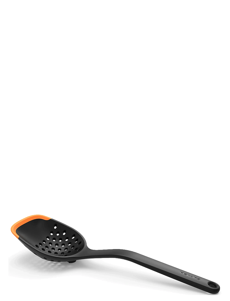 Fiskars - FF Slotted spoon - löffel & schöpflöffel - black - 1