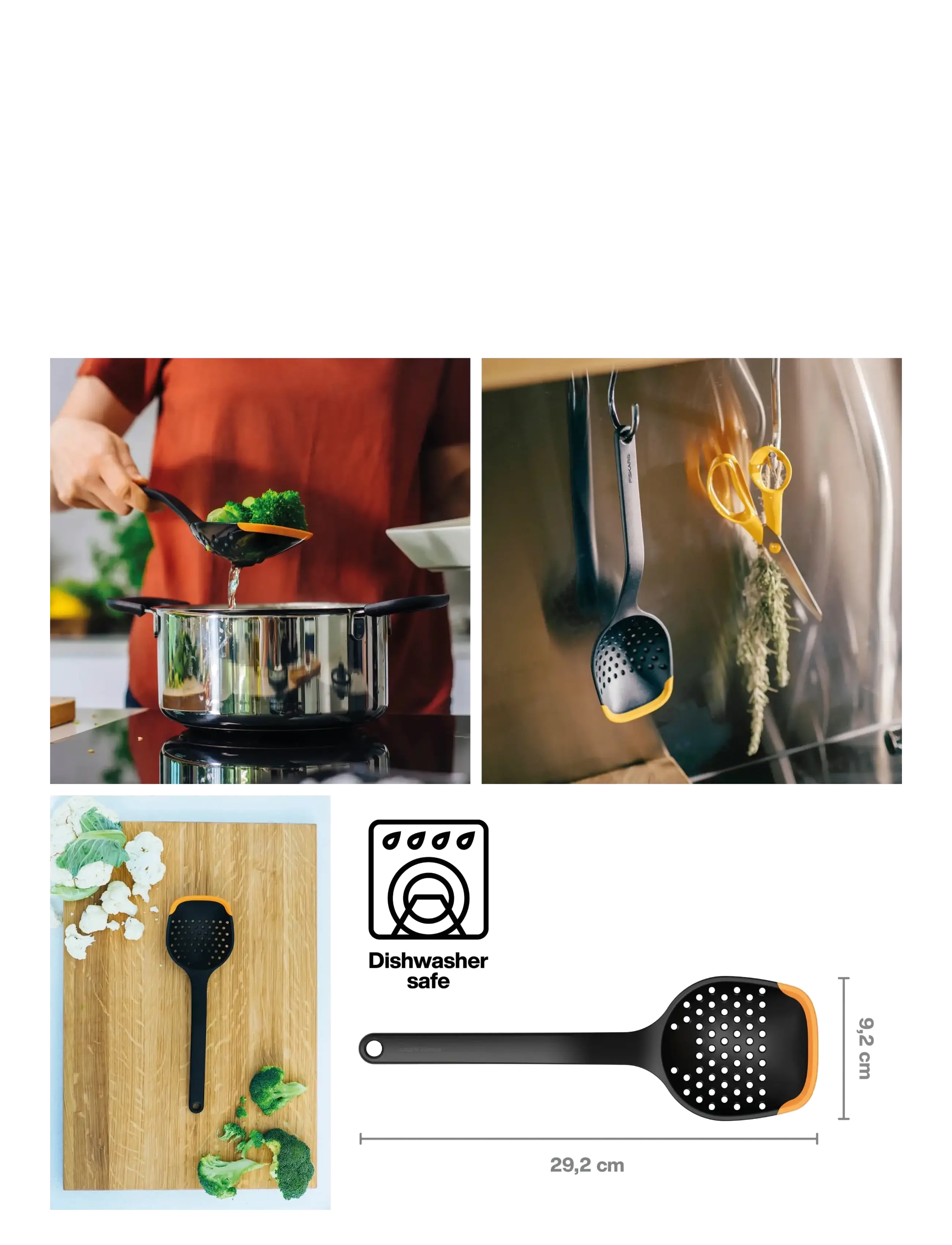 Fiskars - FF hålslev 29,6 cm - black - 2