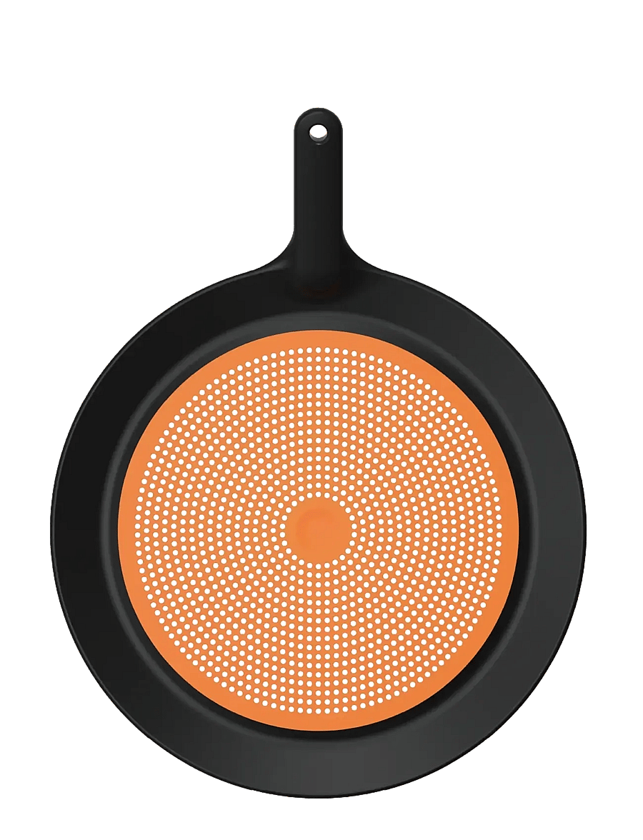 Fiskars - FF silicone frying guard - kaaned ja tarvikud - black - 1
