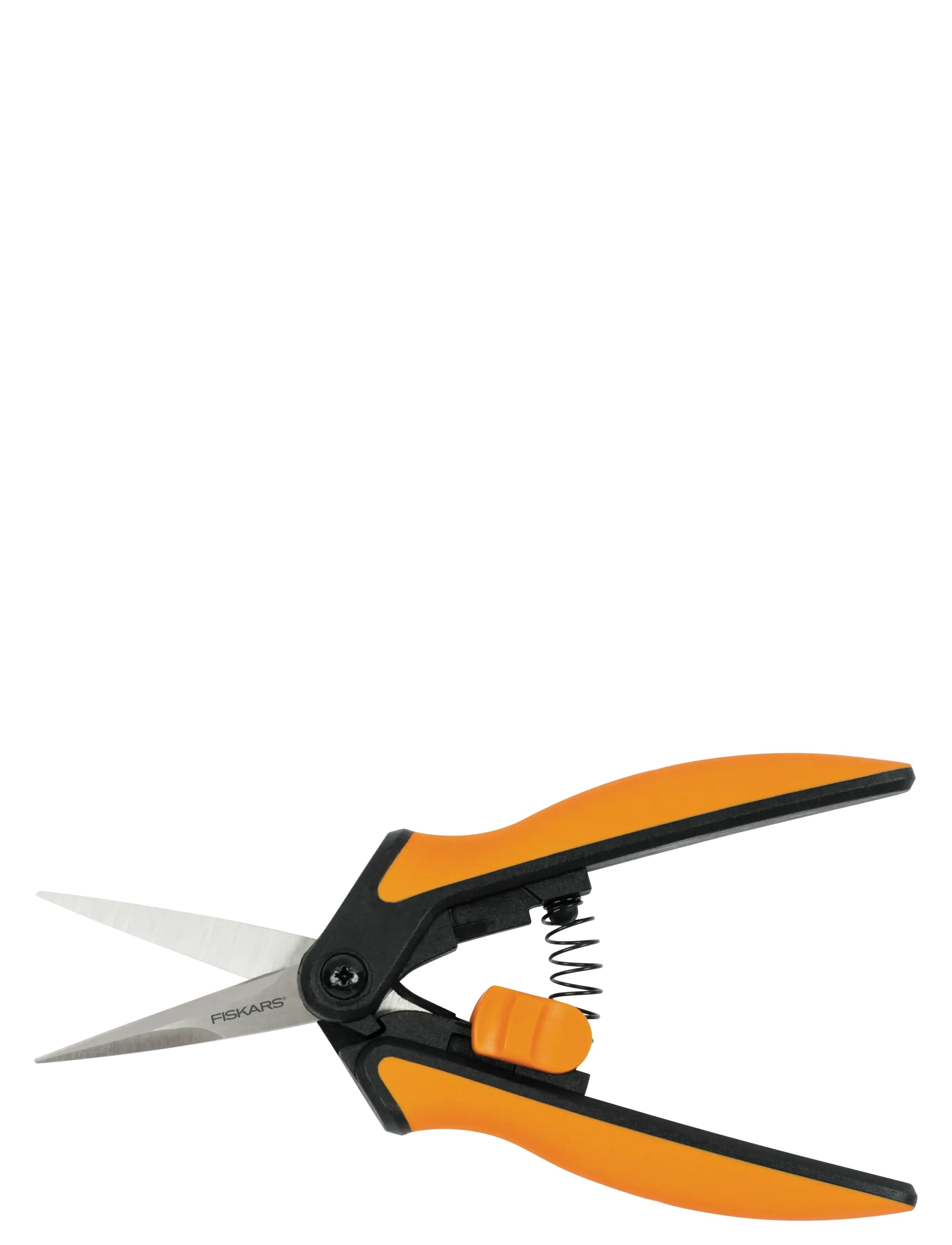 Fiskars - Solid snip pruning microtip SP130 - garden tools - black / orange - 1