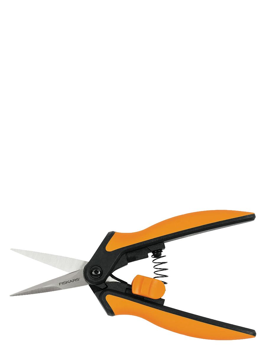 Fiskars - Solid snip pruning microtip SP130 - werkzeug - black / orange - 1