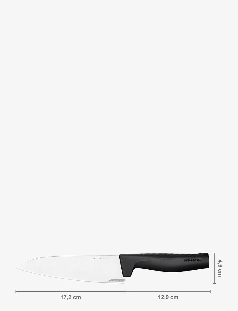 Fiskars - Hard Edge Kockkniv 17 cm - kokanoad - black - 2