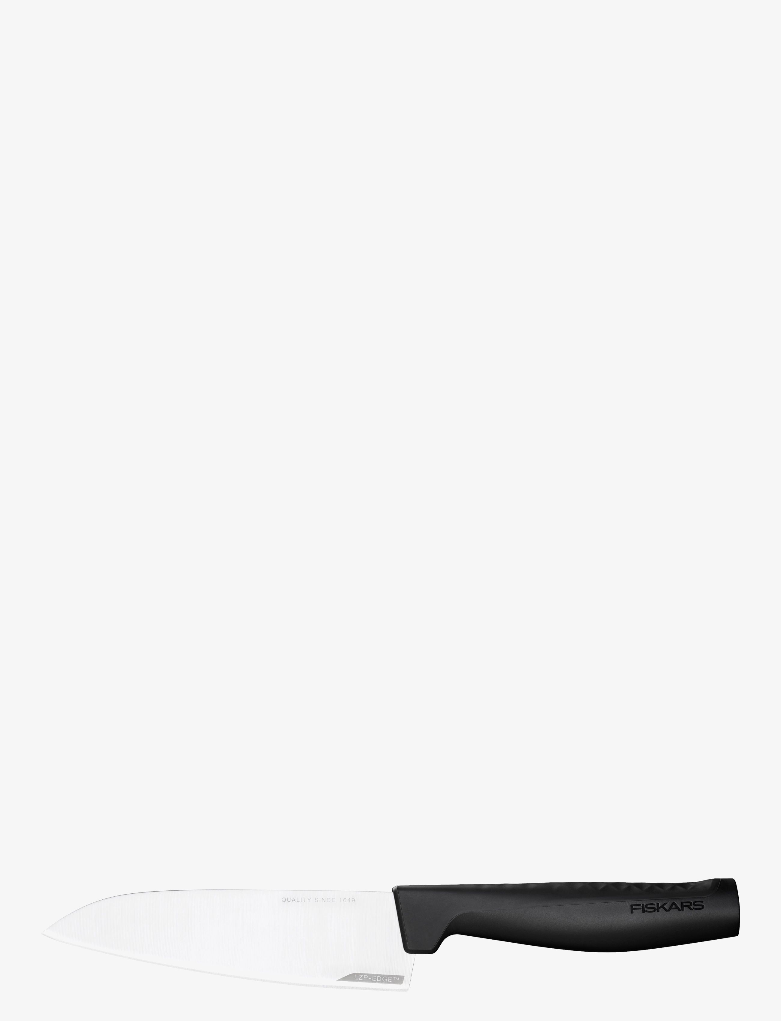 FISKARS Hard Edge Kokkekniv 13,5 Cm Schwarz - L13.5CM - Unisex
