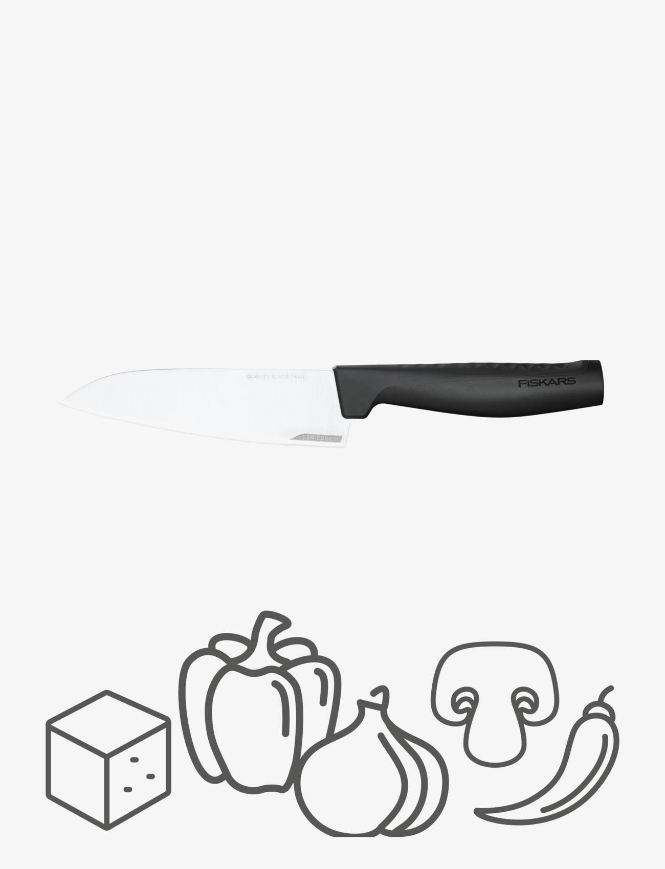 Fiskars - Hard Edge Kockkniv 13.5 cm - die niedrigsten preise - black - 2
