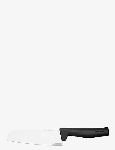Fiskars Hard Edge Santokukniv 16 cm - Santoku Messer - BLACK / black