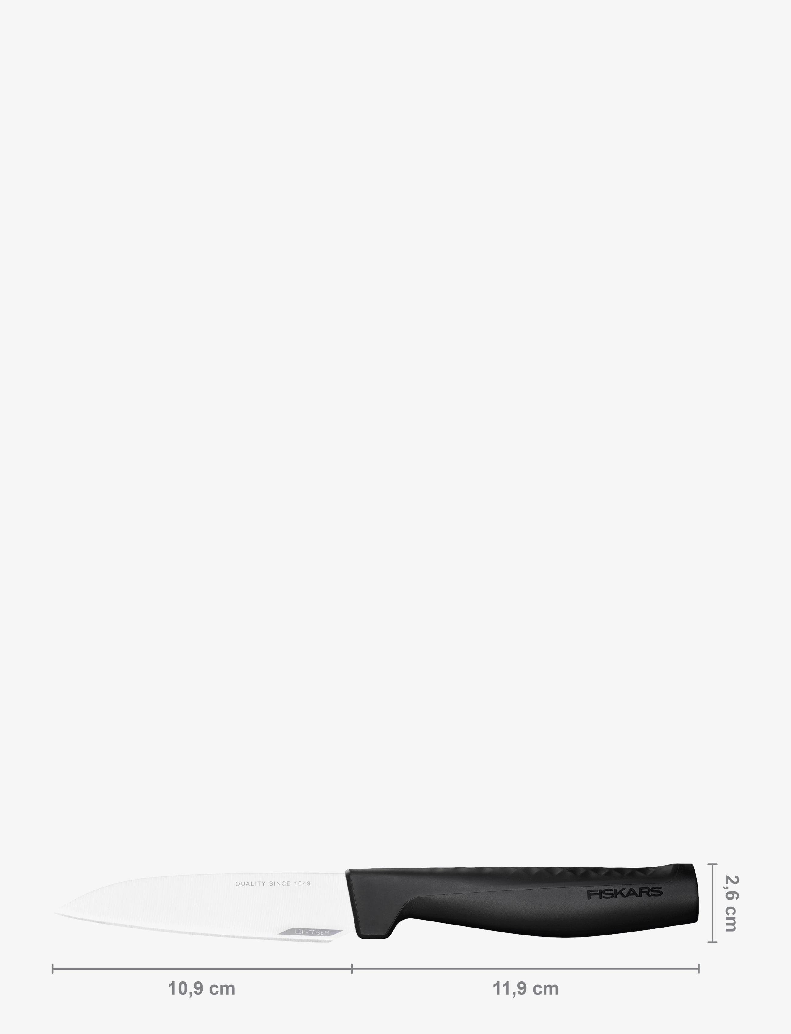 Fiskars - Hard Edge vegetable knife 11 cm - black - 1
