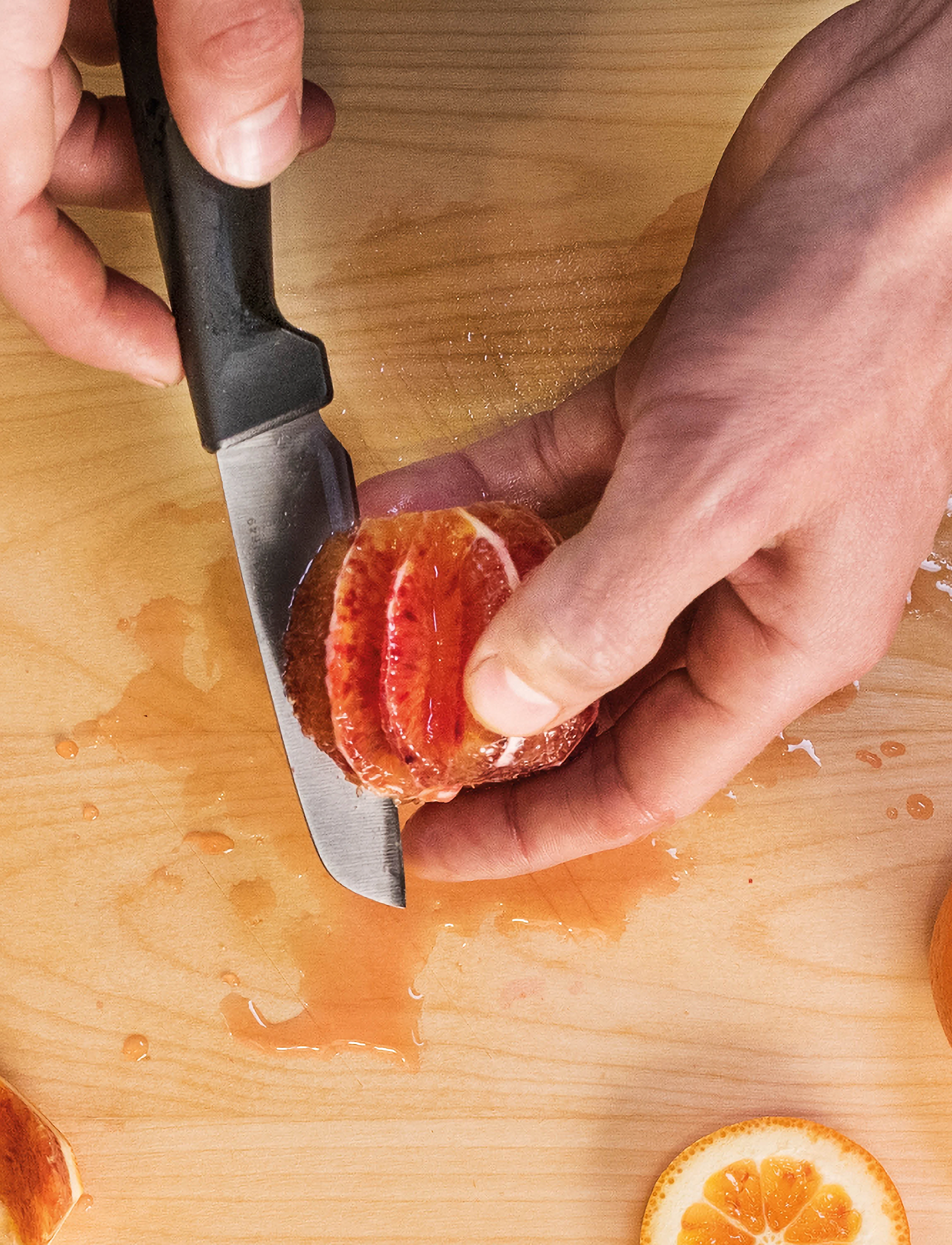 Fiskars Hard Edge Skrællekniv 9 Cm, L:9 cm, Knives & Accessories, Braun - Peeling Knifes, Homeware