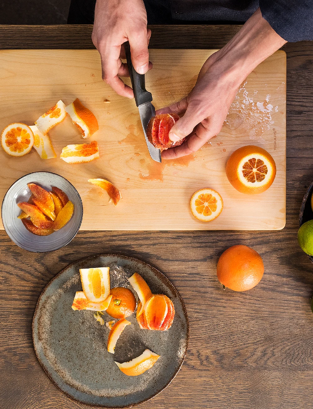 Fiskars - Hard Edge Skalkniv 9 cm - schilmessen - black - 5