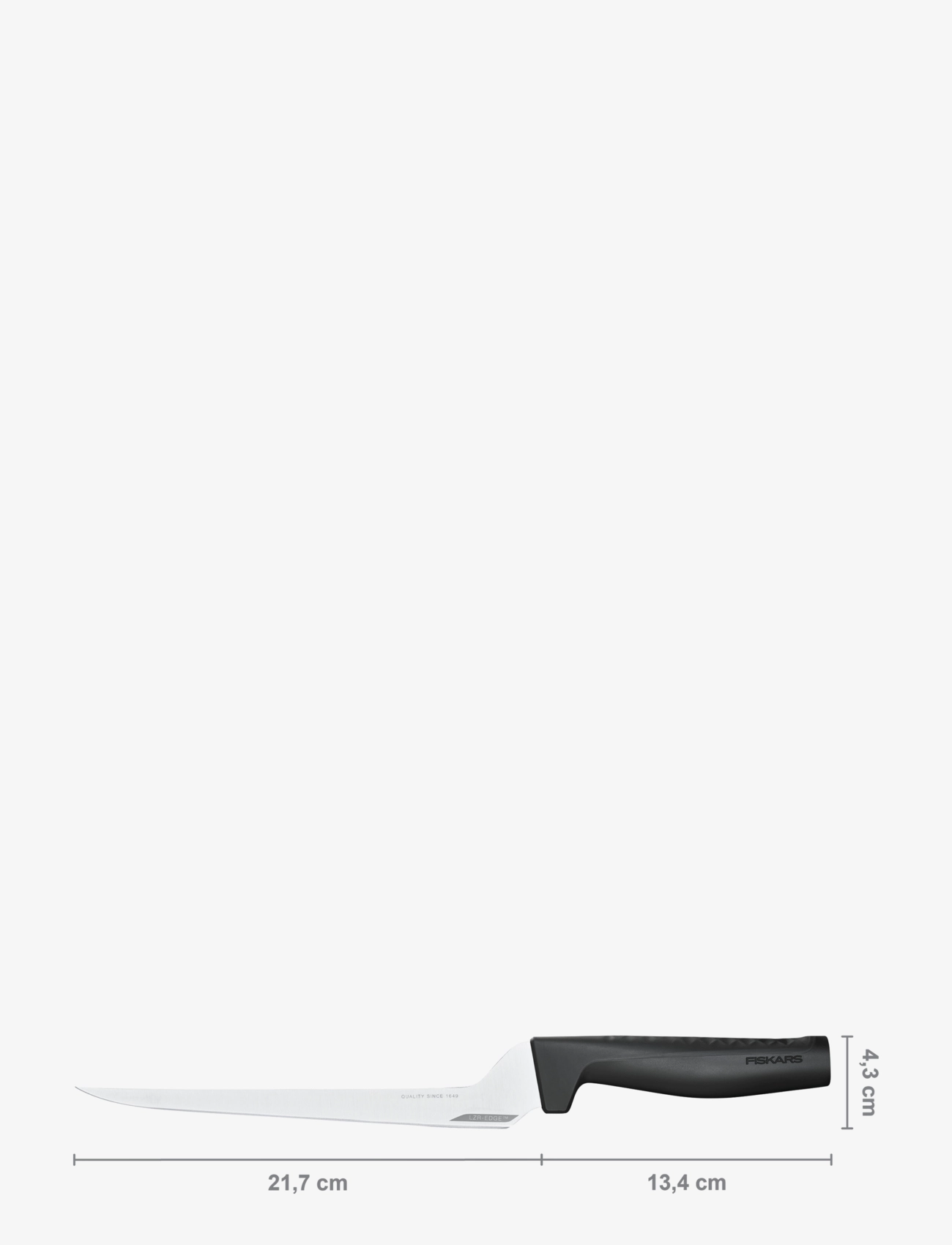 Fiskars - Hard Edge Filé Knife 22 cm - filetmesser - black - 2