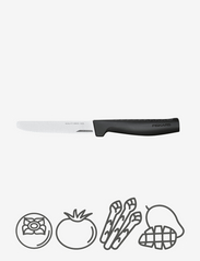 Fiskars - Hard Edge Tomato Knife 11 cm - najniższe ceny - black - 1